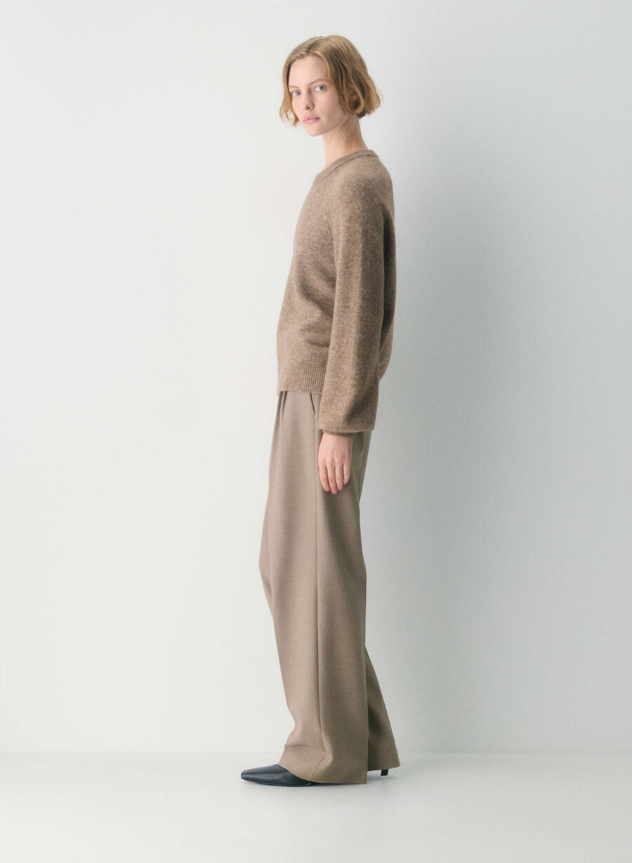 sonder pullover heather nomad taupe