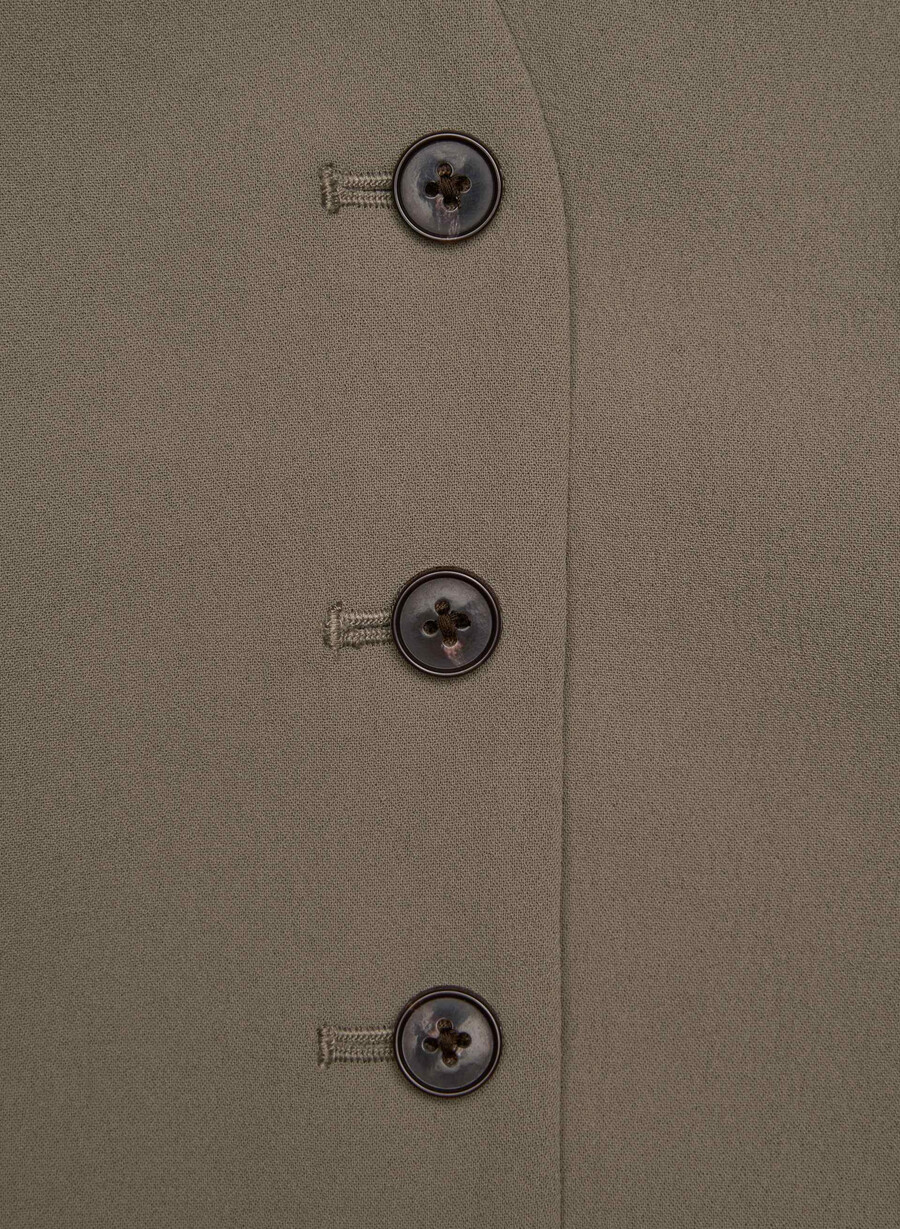 vito weste – crepette cola taupe