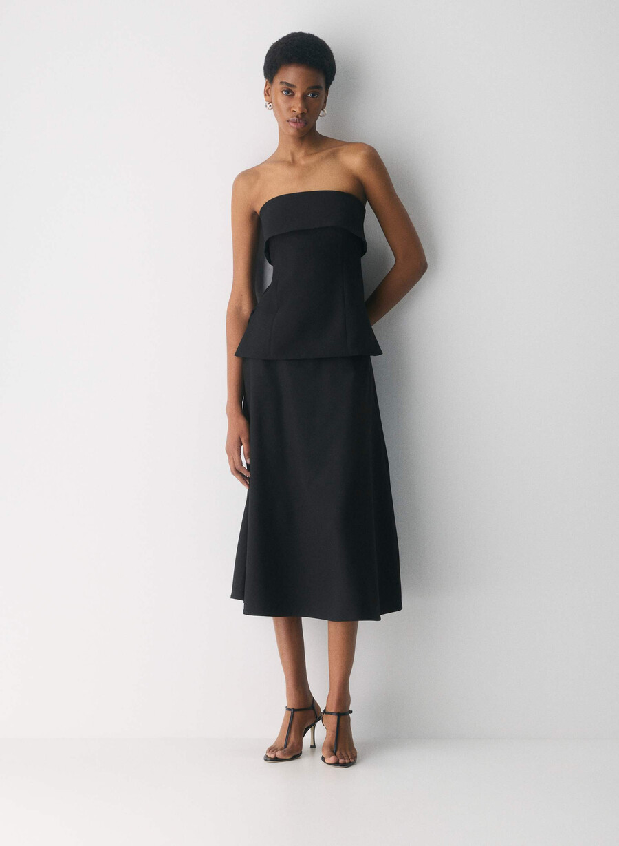 element tube top - reessential black