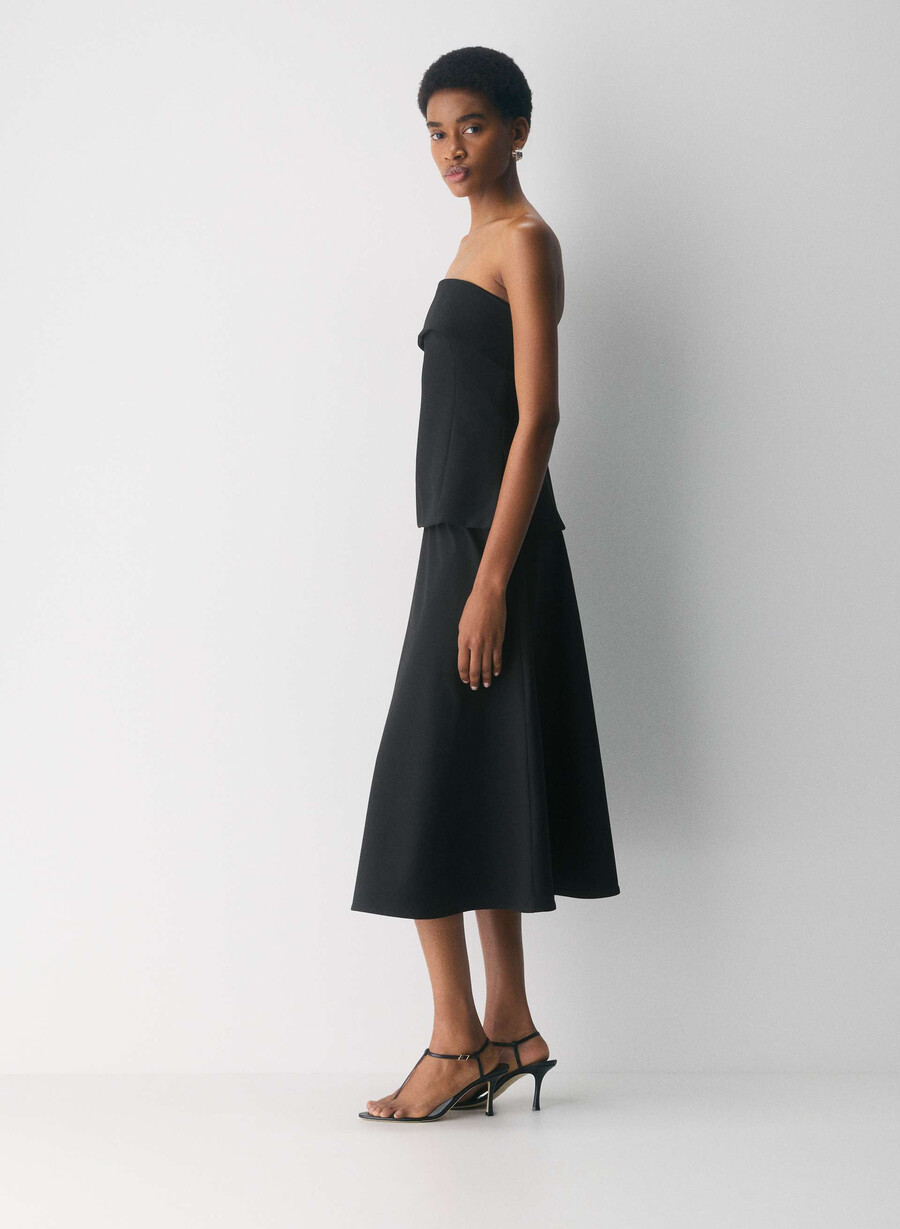element tube top - reessential black
