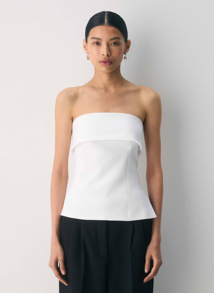 element tube top - reessential white