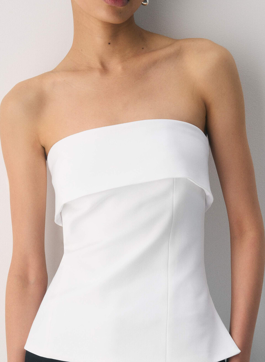element tube top - reessential white