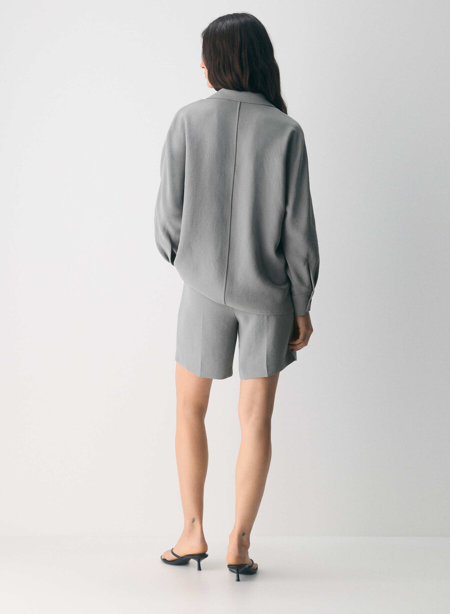 freeform hemd - crepette riverstone grau