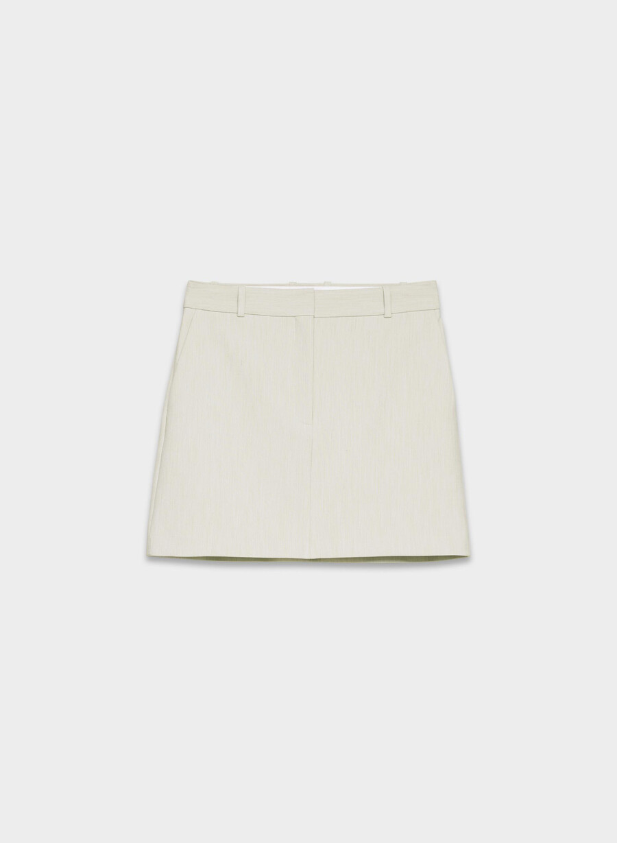 chisel skirt - reessential heather matte pearl