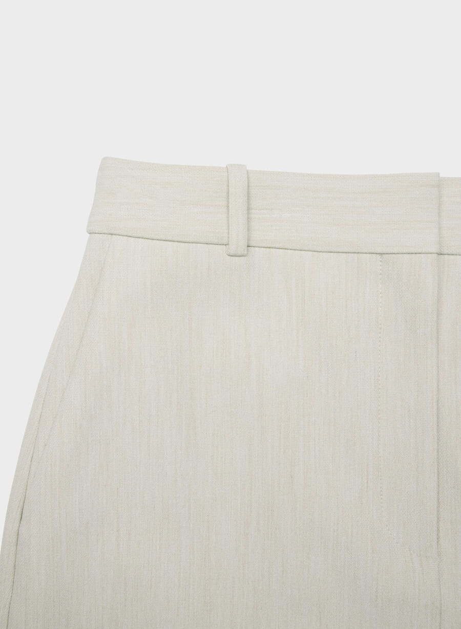chisel skirt - reessential heather matte pearl