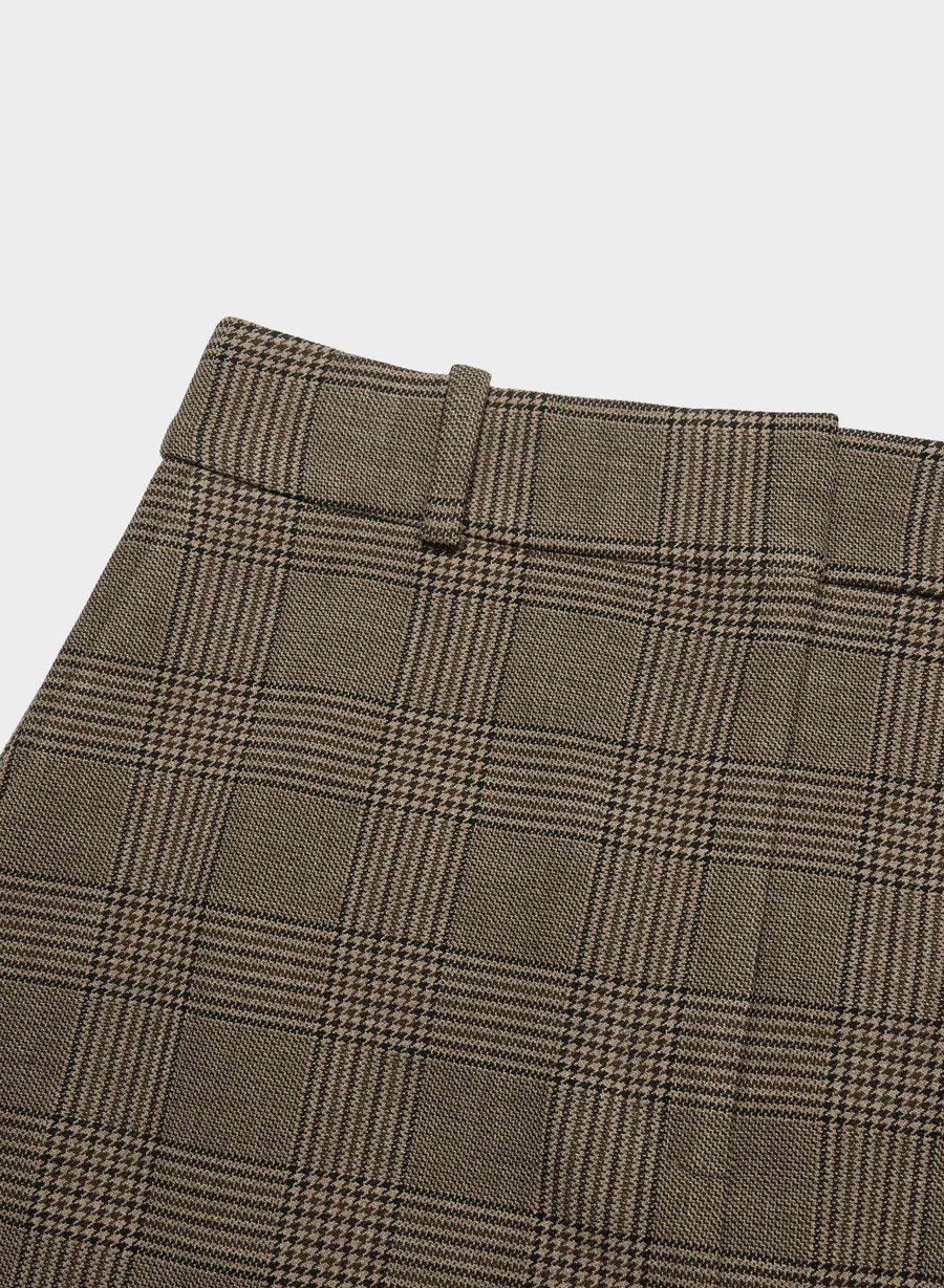 chisel skirt - reessential tyson chk browntaup