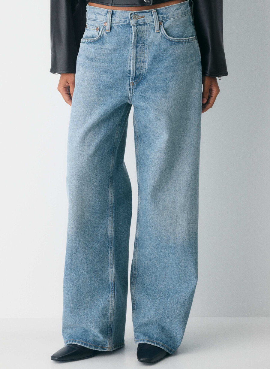 agolde low-slung baggy jeans libertine
