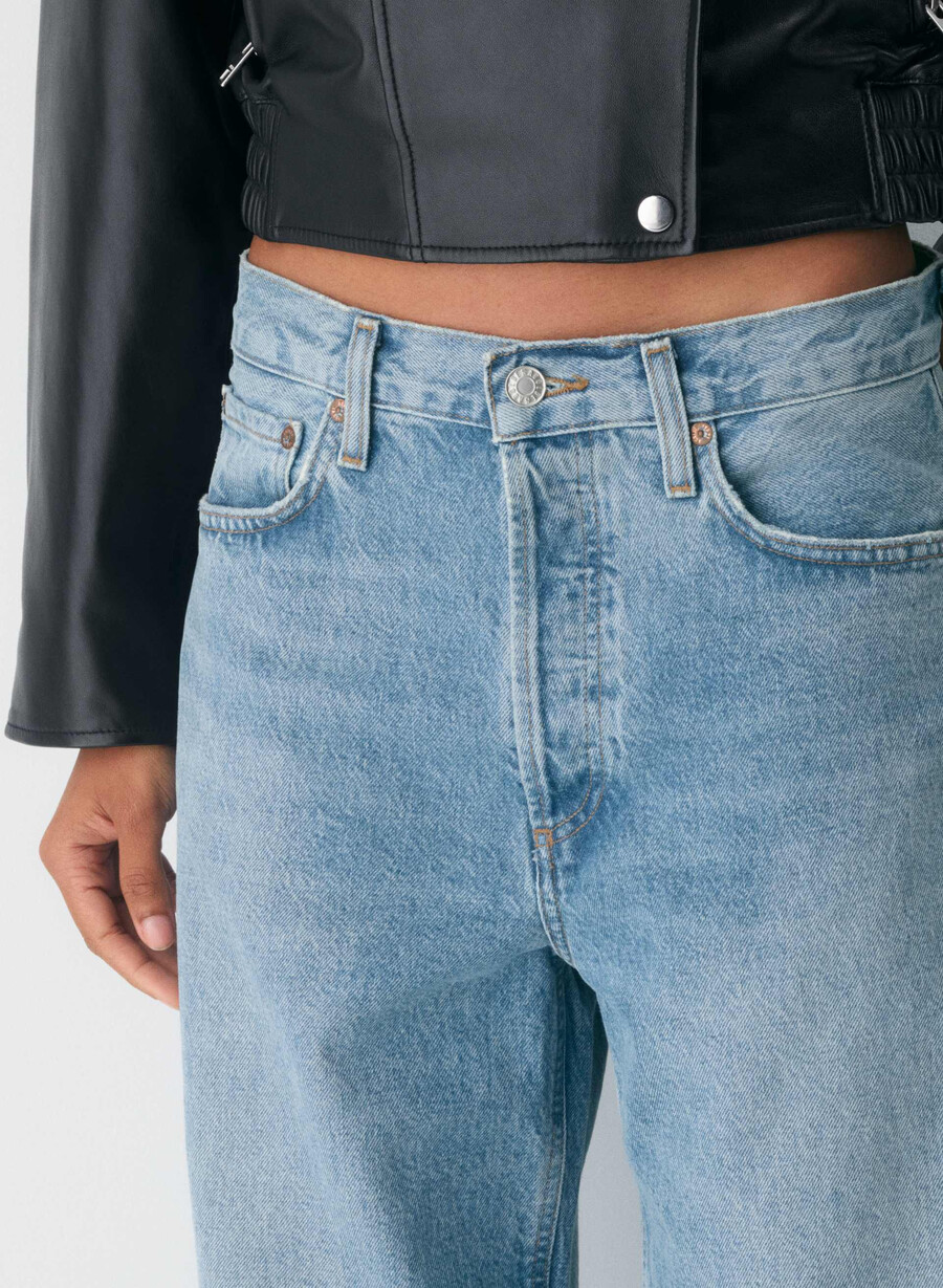 agolde low-slung baggy jeans libertine