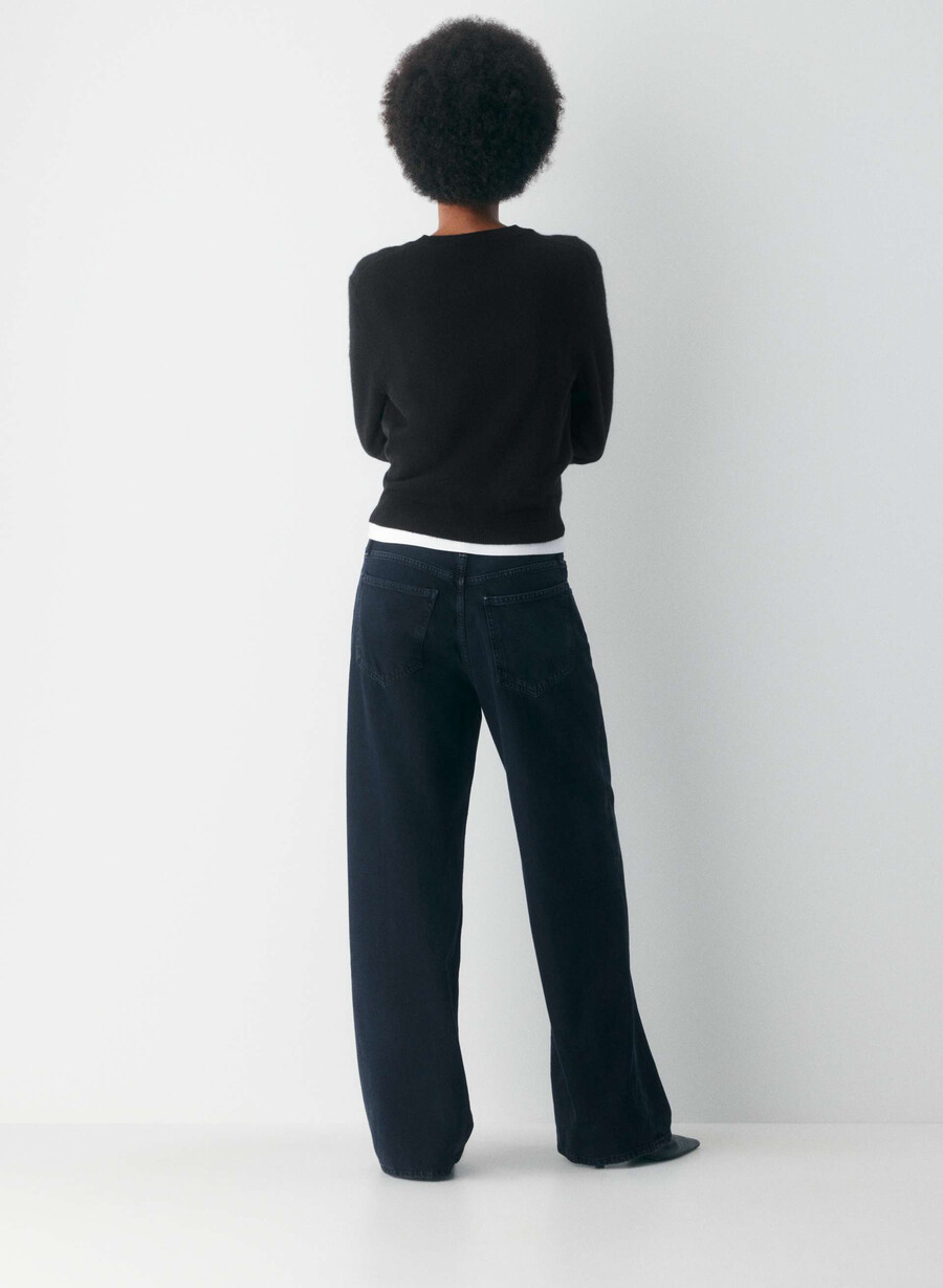 agolde low-slung baggy jeans crushed
