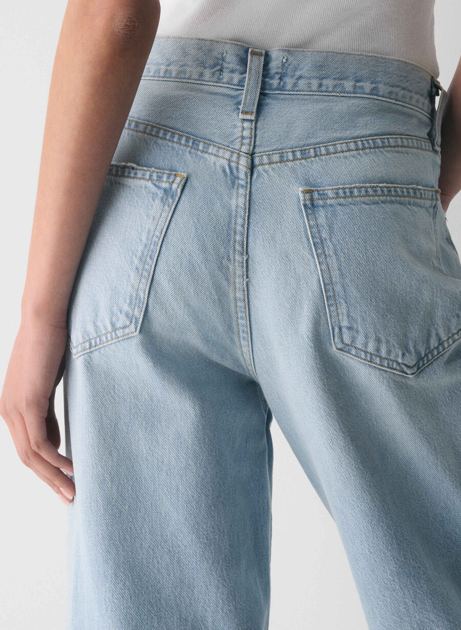 agolde low-slung baggy jeans spark