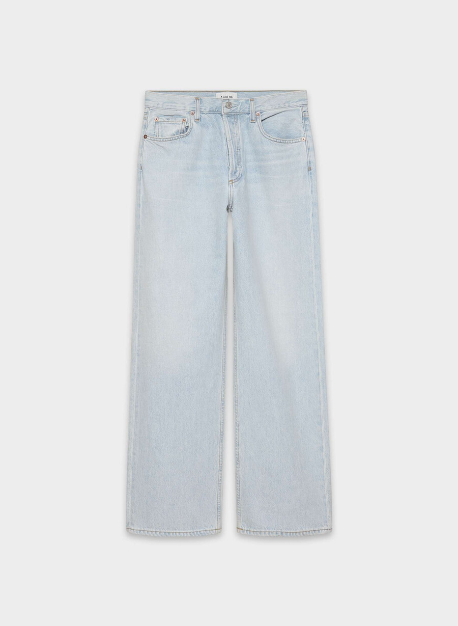 agolde low-slung baggy jeans spark