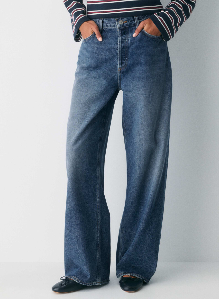 agolde low-slung baggy jeans essence
