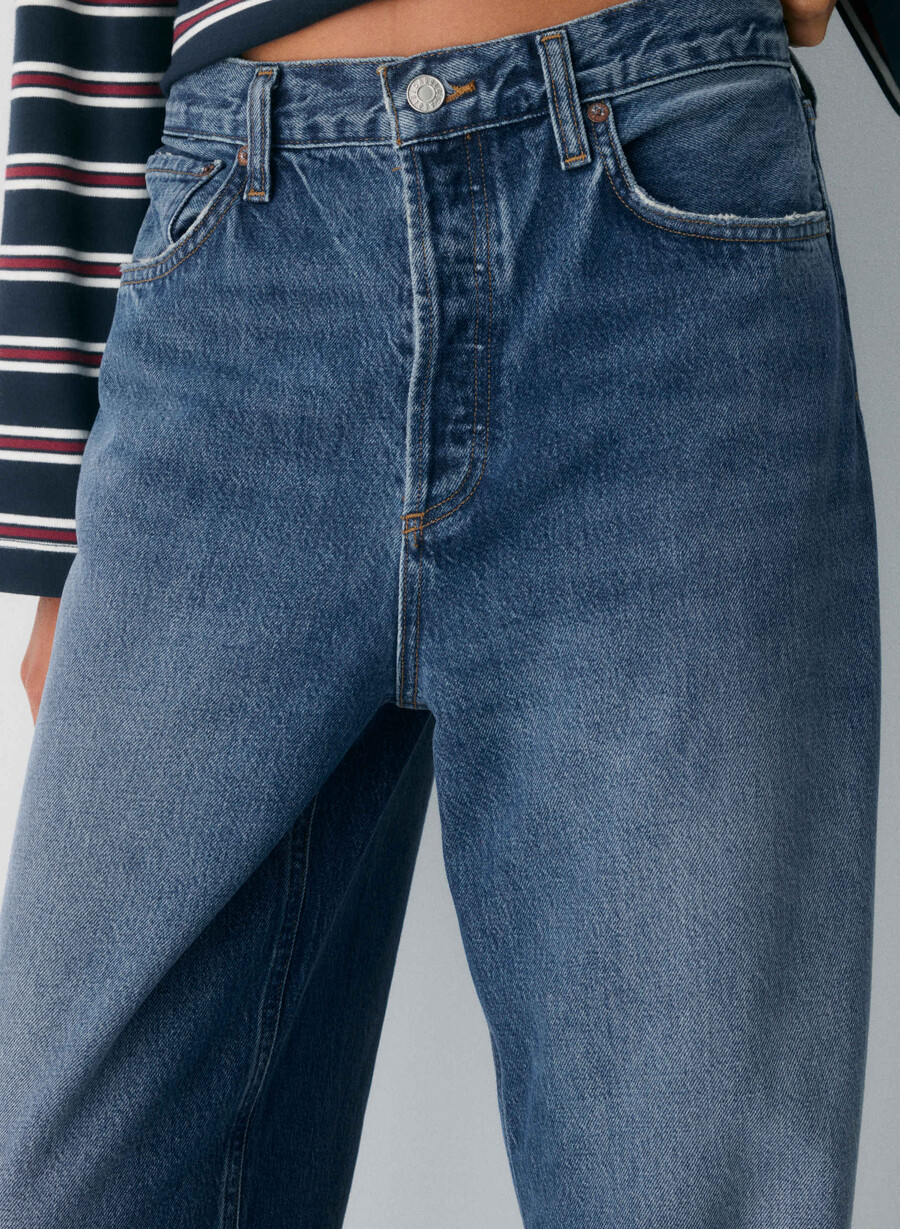 agolde low-slung baggy jeans essence