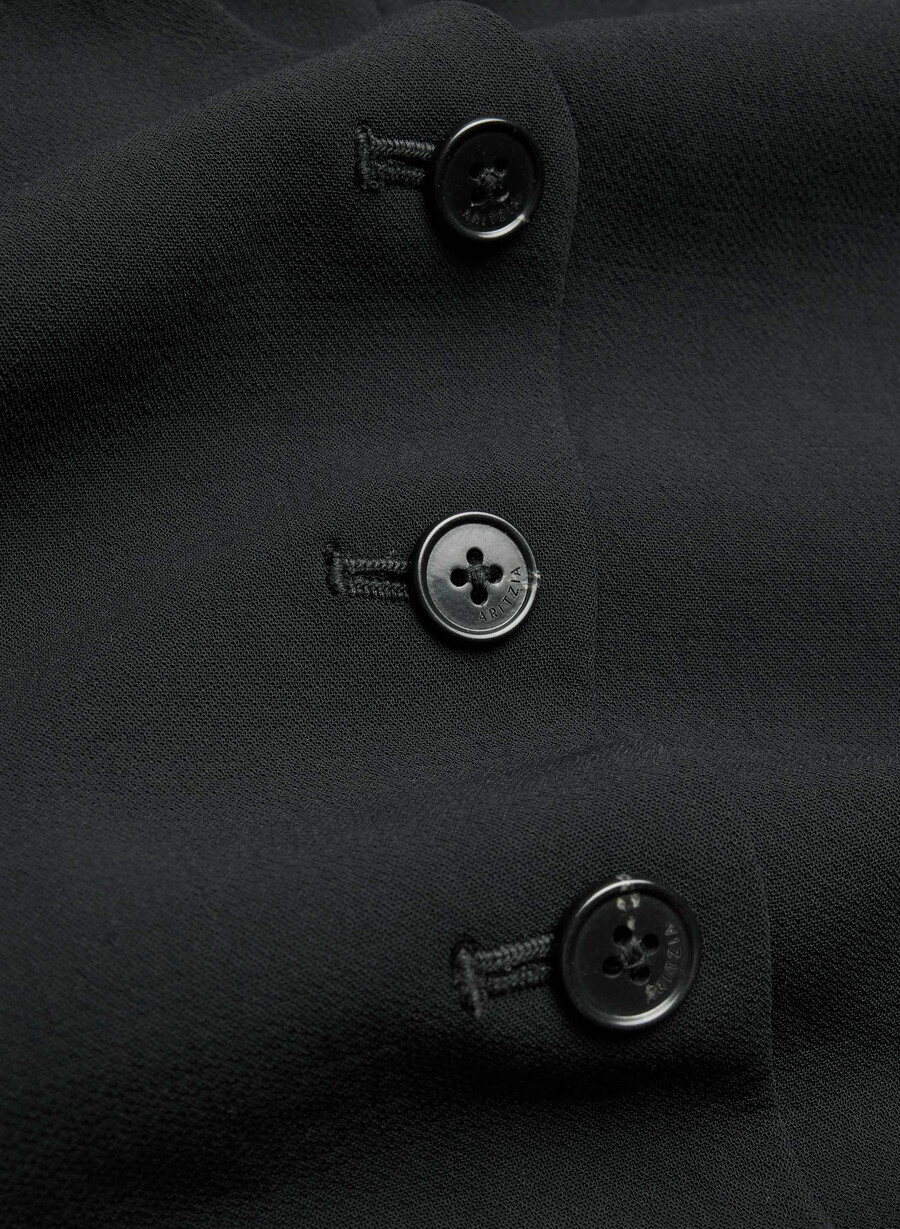 pacino weste – crepette schwarz