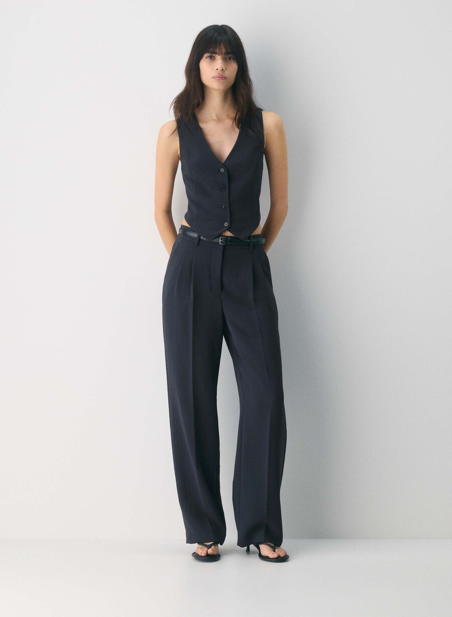 pacino weste - crepette dark night navy