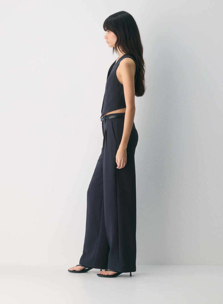 pacino weste - crepette dark night navy