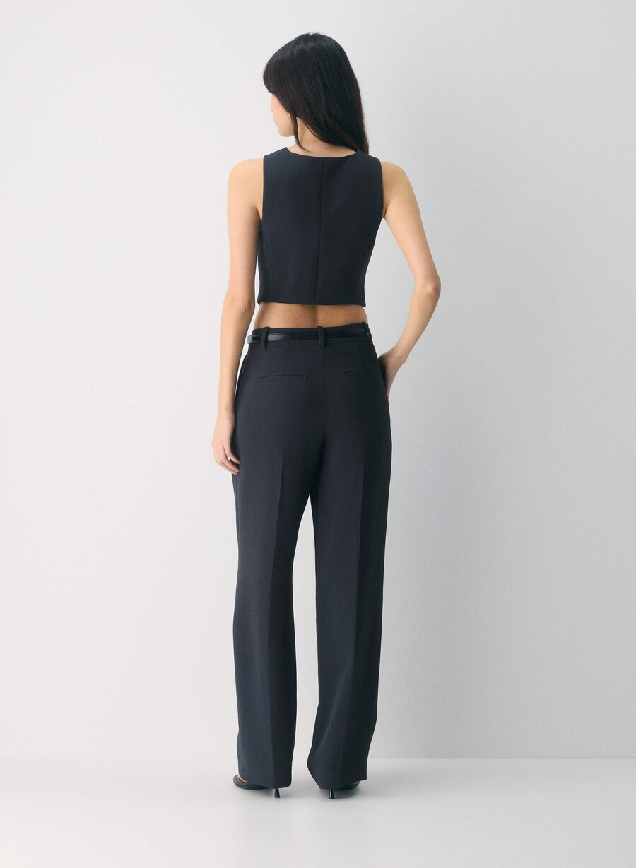 pacino weste - crepette dark night navy