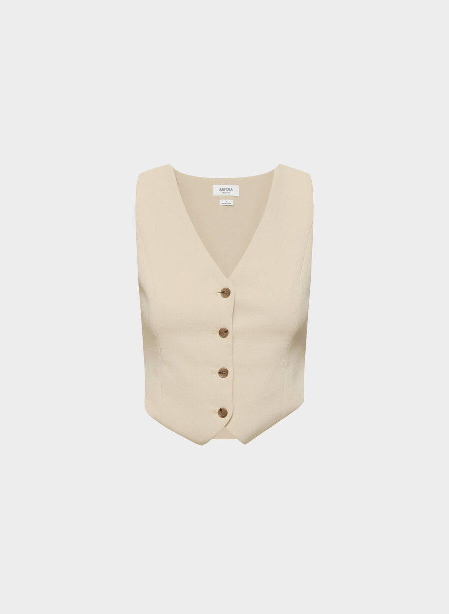 pacino weste – crepette marcona beige