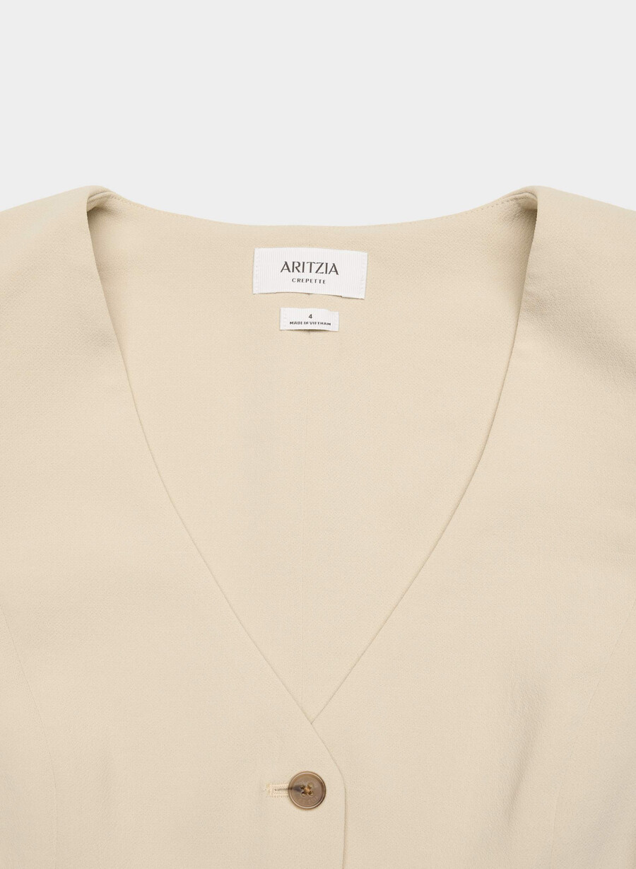 pacino weste – crepette marcona beige