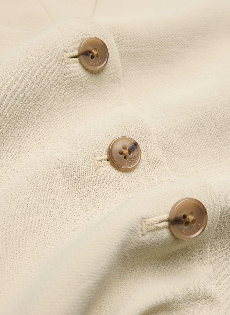 pacino weste – crepette marcona beige
