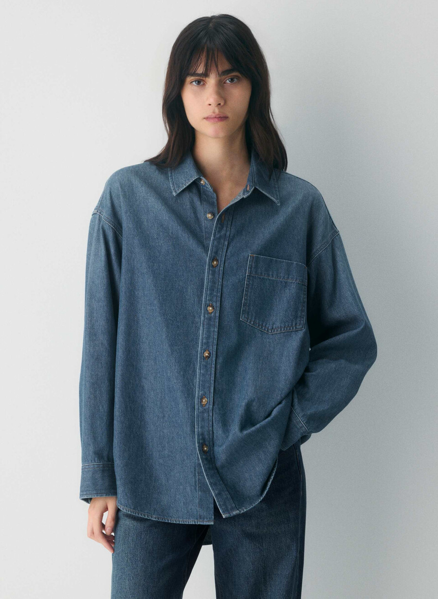 denim forum das bequeme jeanshemd aus den 80ern be about dark blue