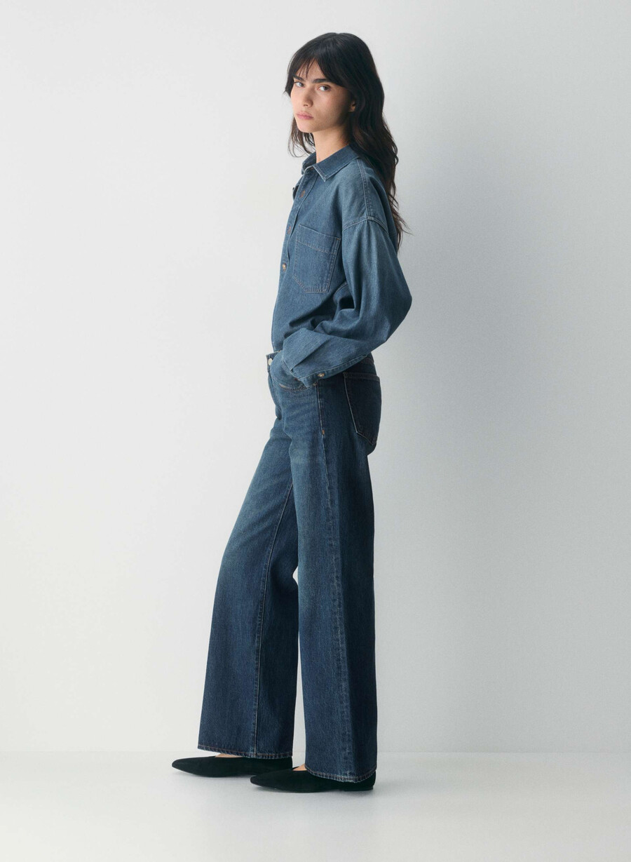 denim forum das bequeme jeanshemd aus den 80ern be about dark blue