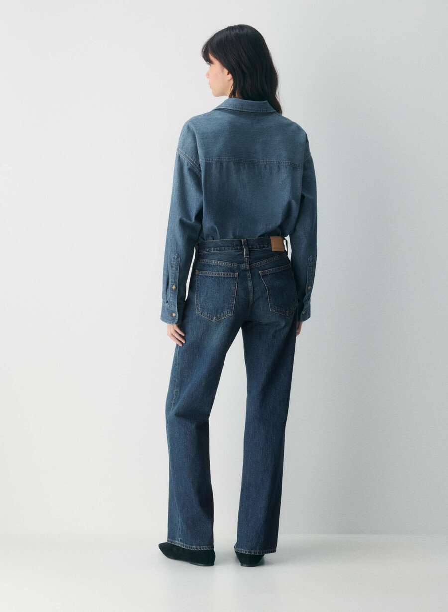 denim forum das bequeme jeanshemd aus den 80ern be about dark blue