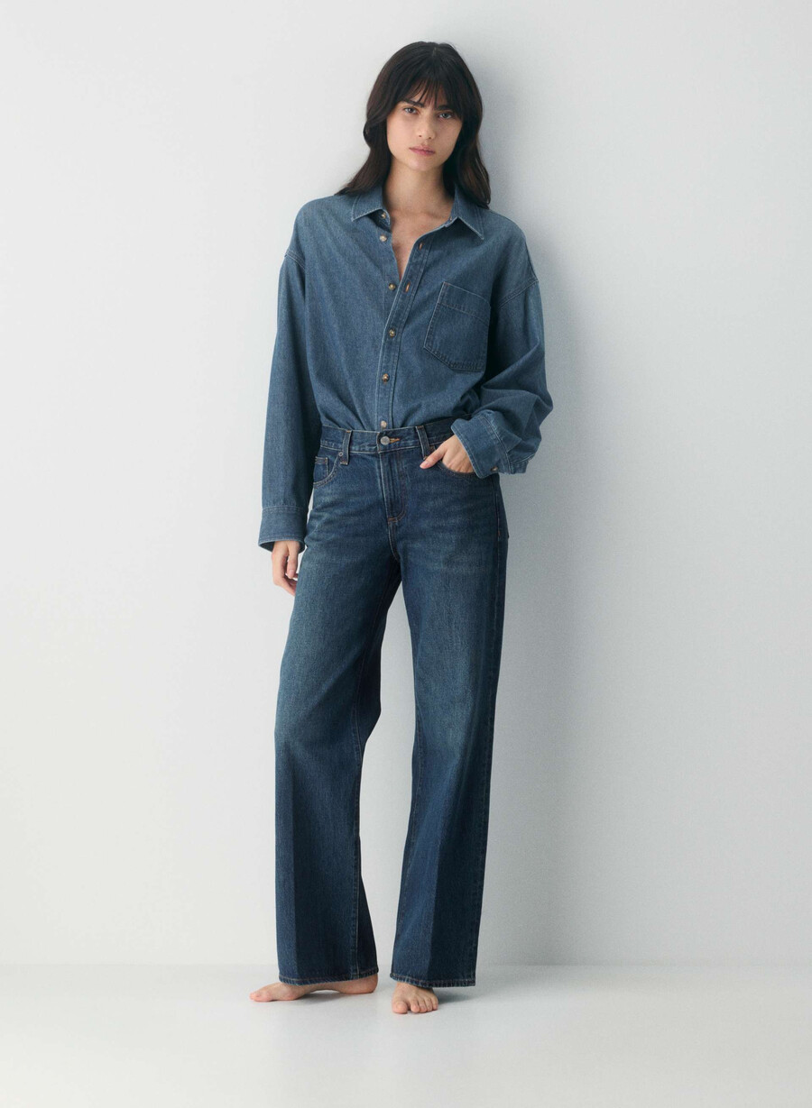 denim forum das bequeme jeanshemd aus den 80ern be about dark blue