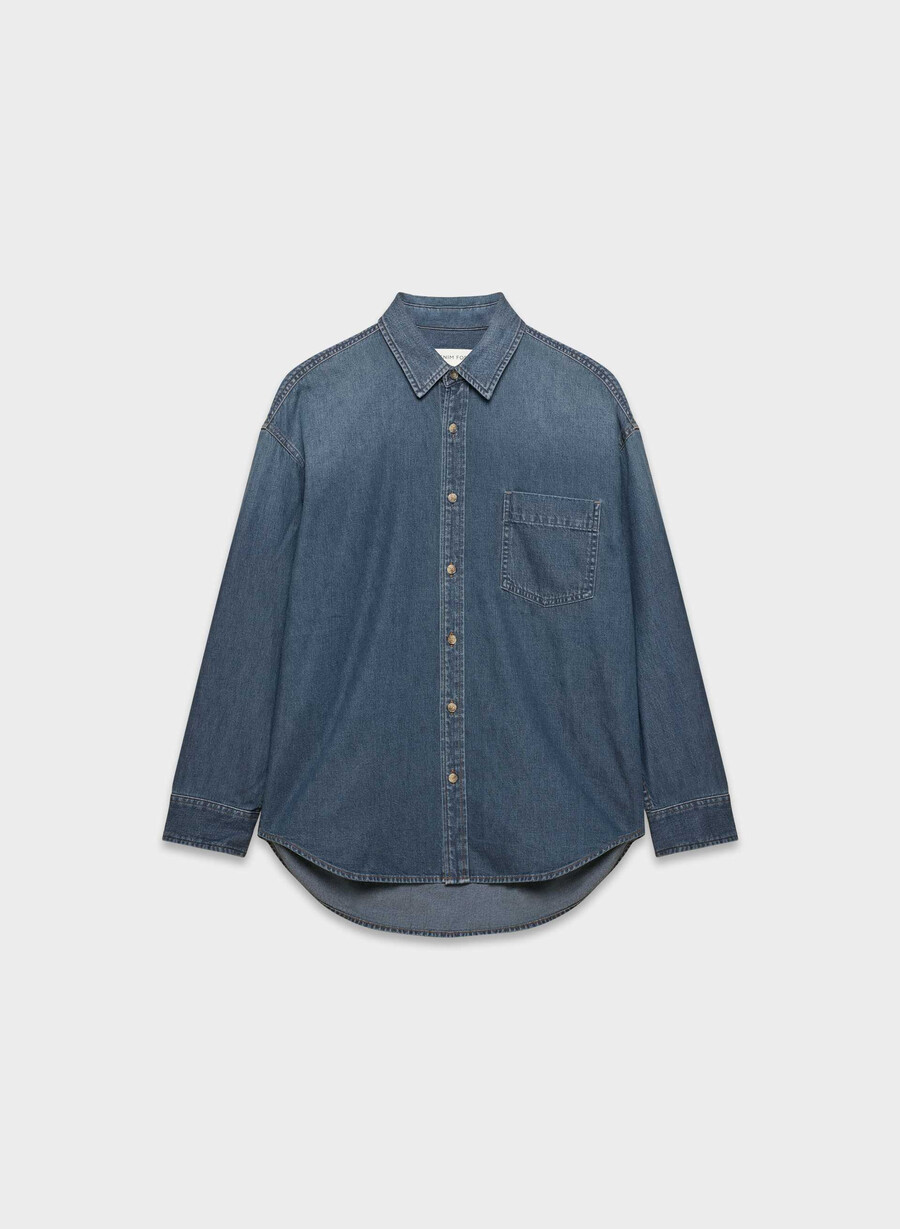 denim forum das bequeme jeanshemd aus den 80ern be about dark blue