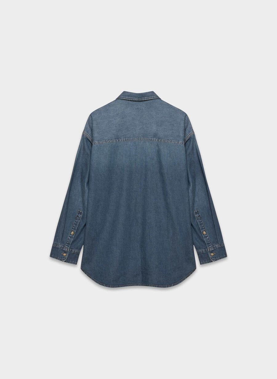 denim forum das bequeme jeanshemd aus den 80ern be about dark blue