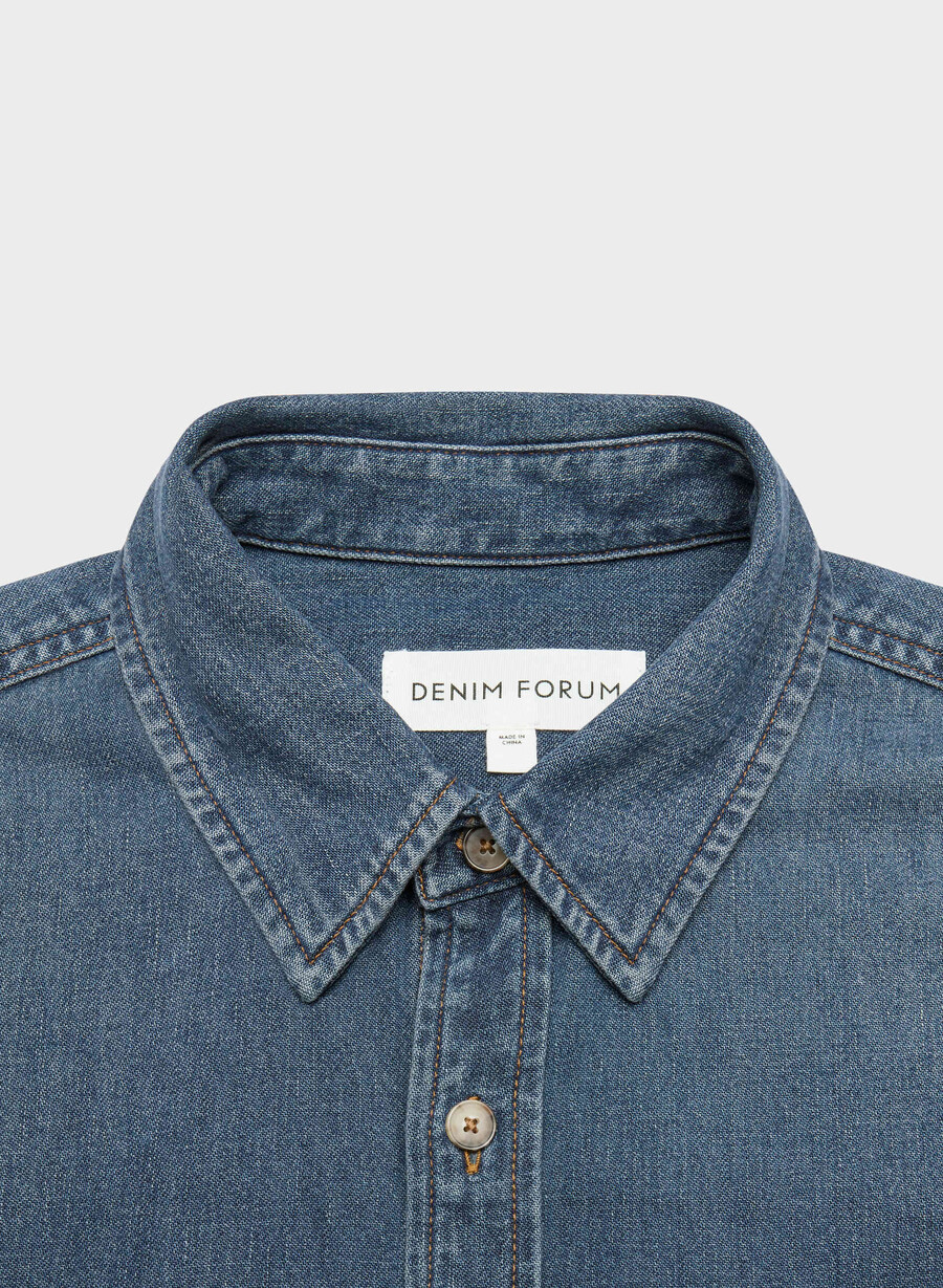 denim forum das bequeme jeanshemd aus den 80ern be about dark blue
