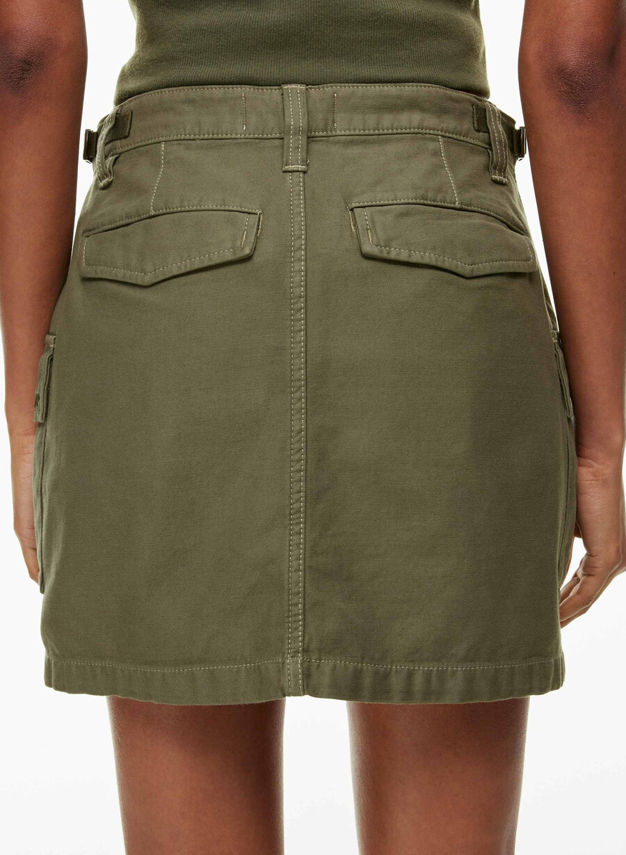 supply cargo micro skirt gd army green