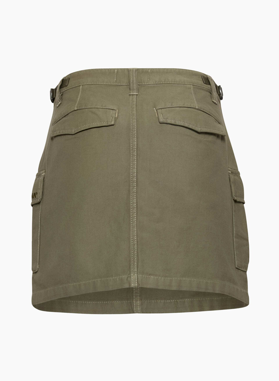 supply cargo micro skirt gd army green