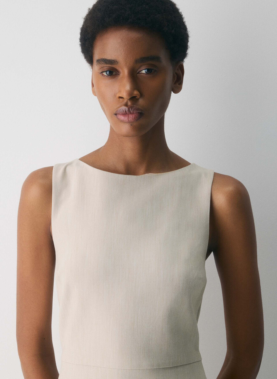 bond-kleid – reessential heather matte pearl