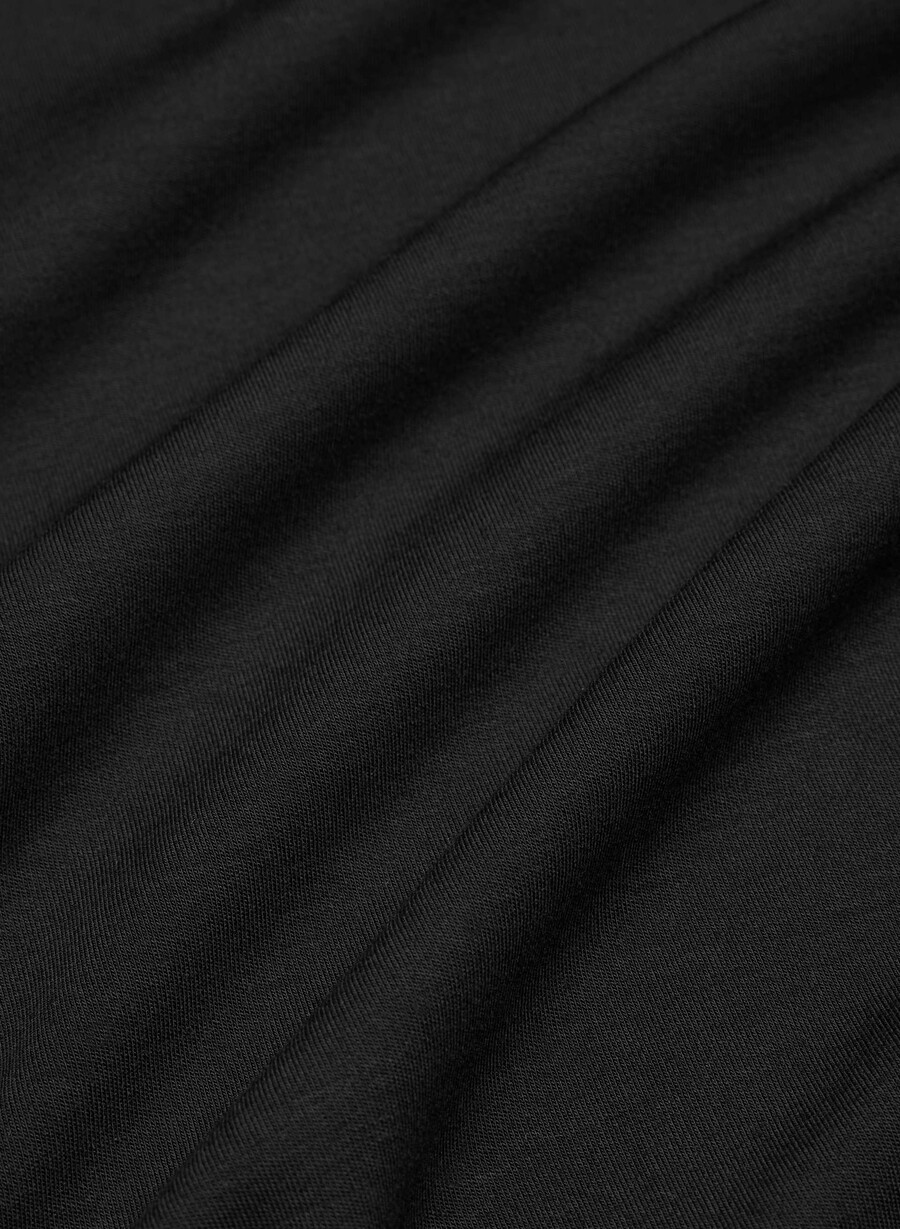 saturn midikleid schwarz