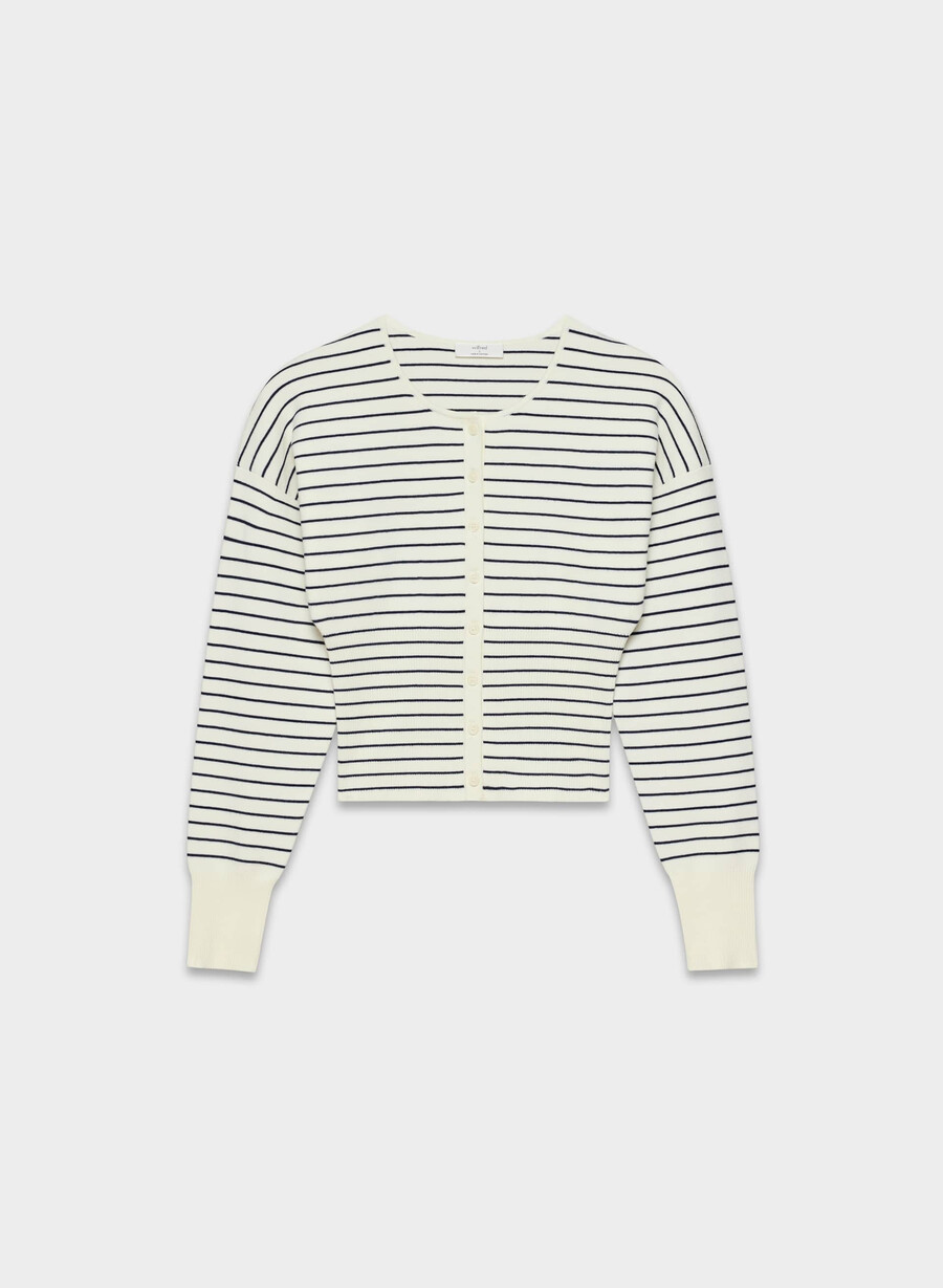 golightly cardigan - wonder yarn lt birch admiral