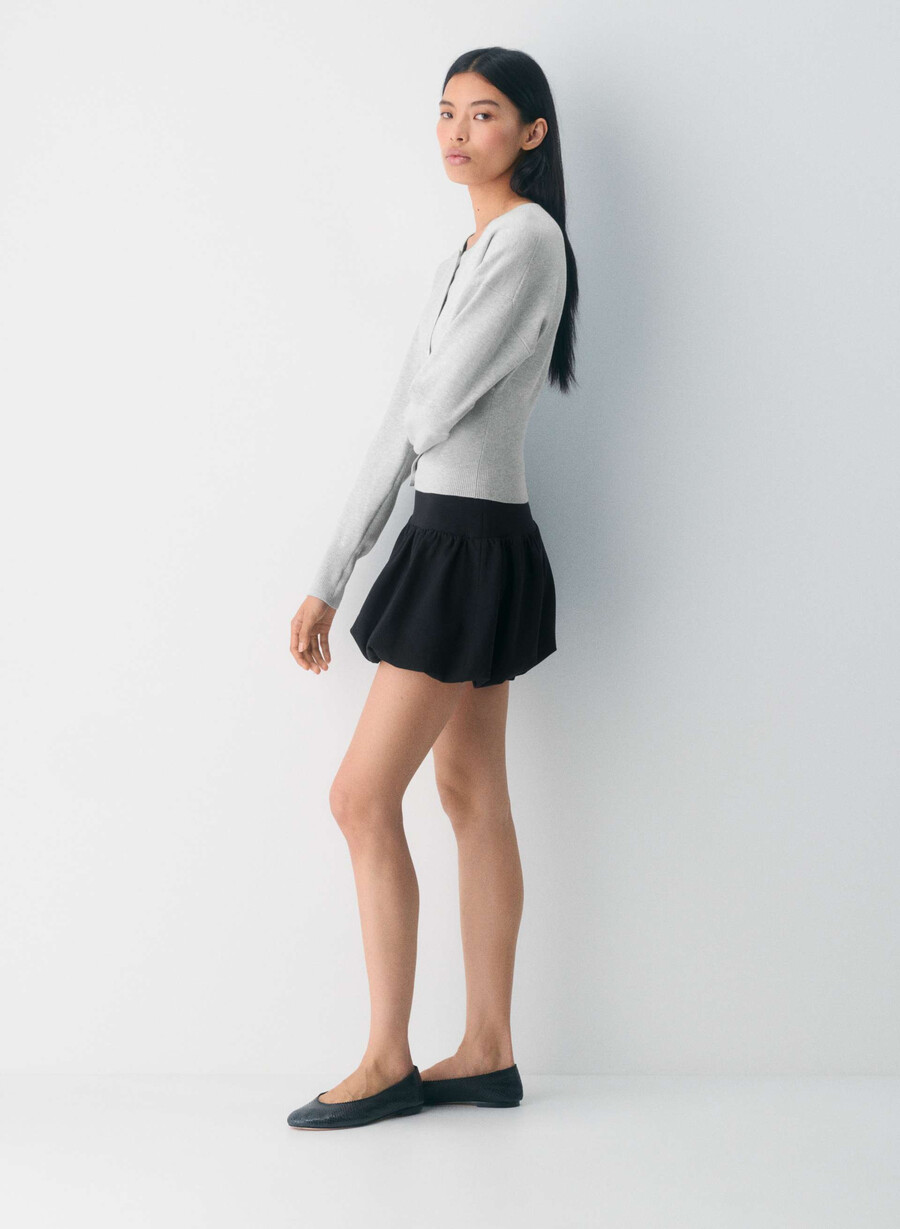 golightly cardigan - wonder yarn heather chrome