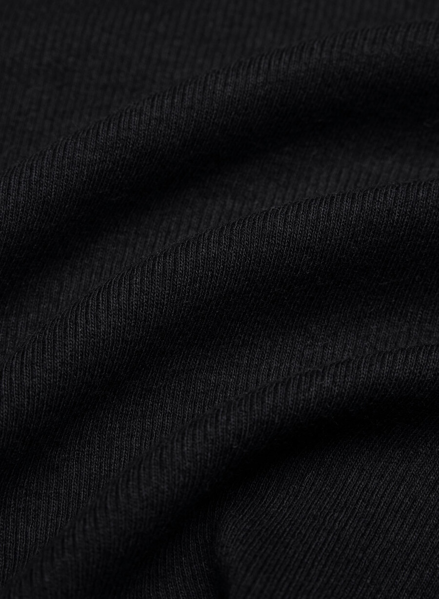 homestretch rib airwave langarmshirt mit u-boot-ausschnitt schwarz