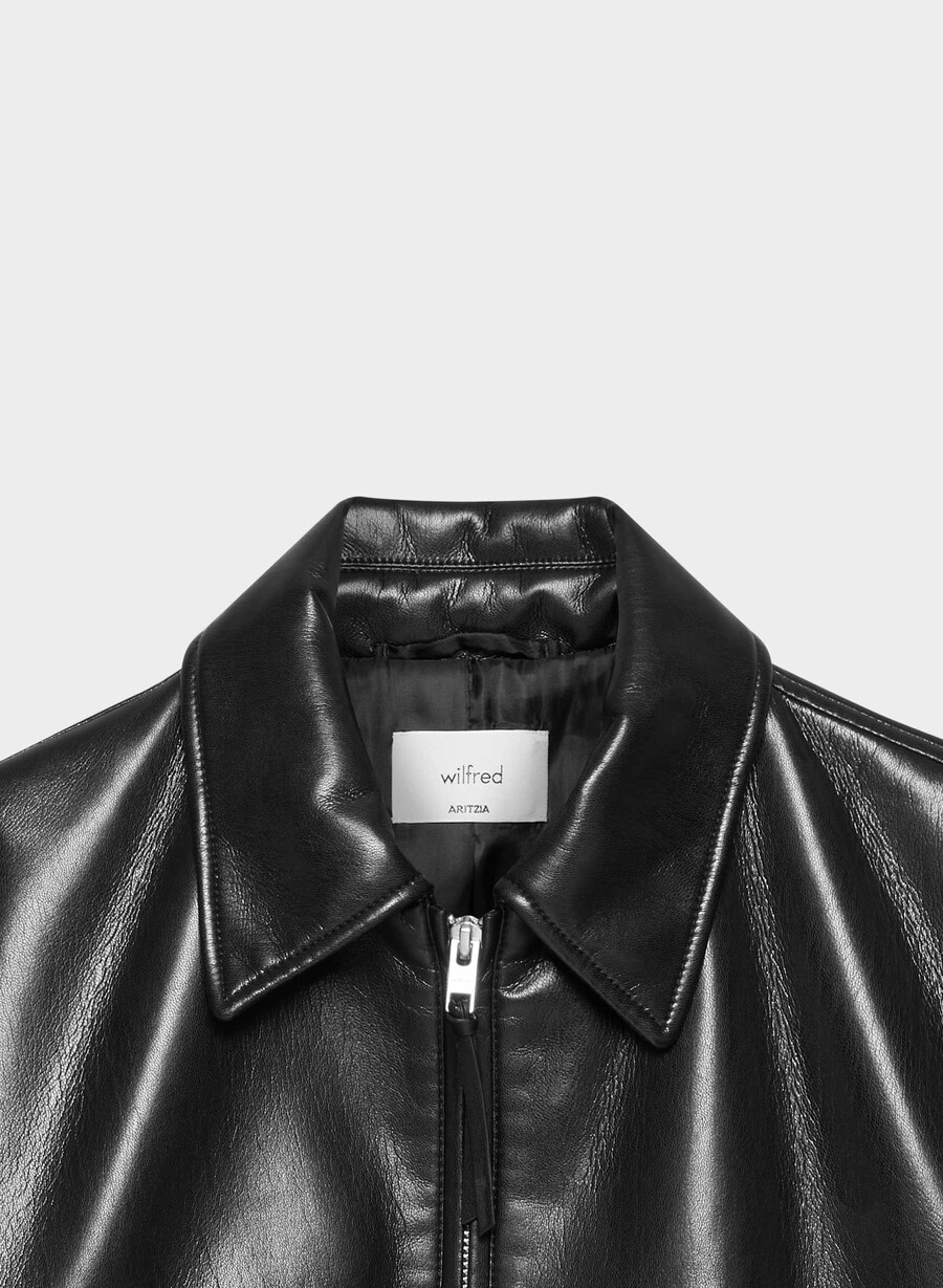 falcon jacke – kunstleder schwarz