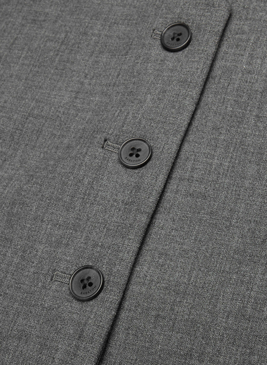 deniro weste - reessential heather charcoal