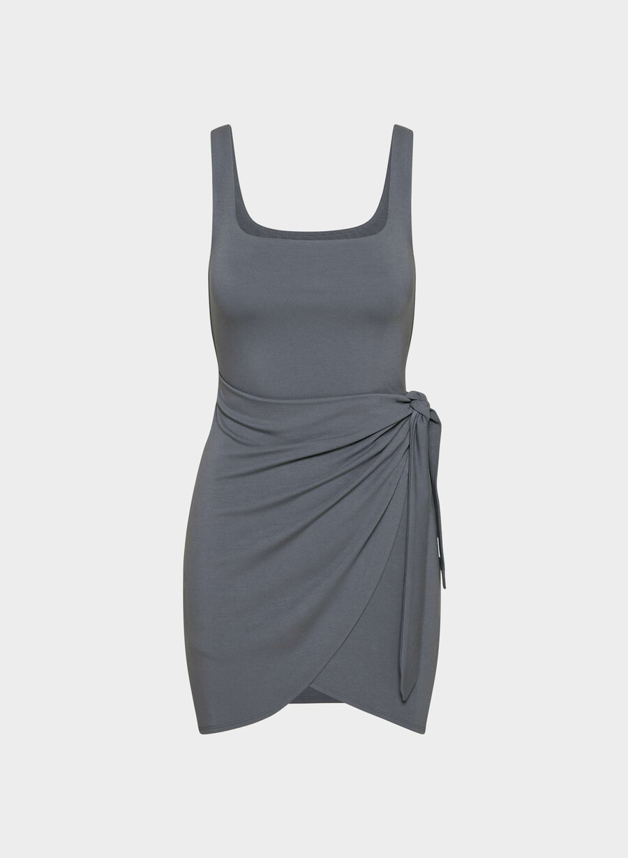 saturn minikleid vintage marineblau