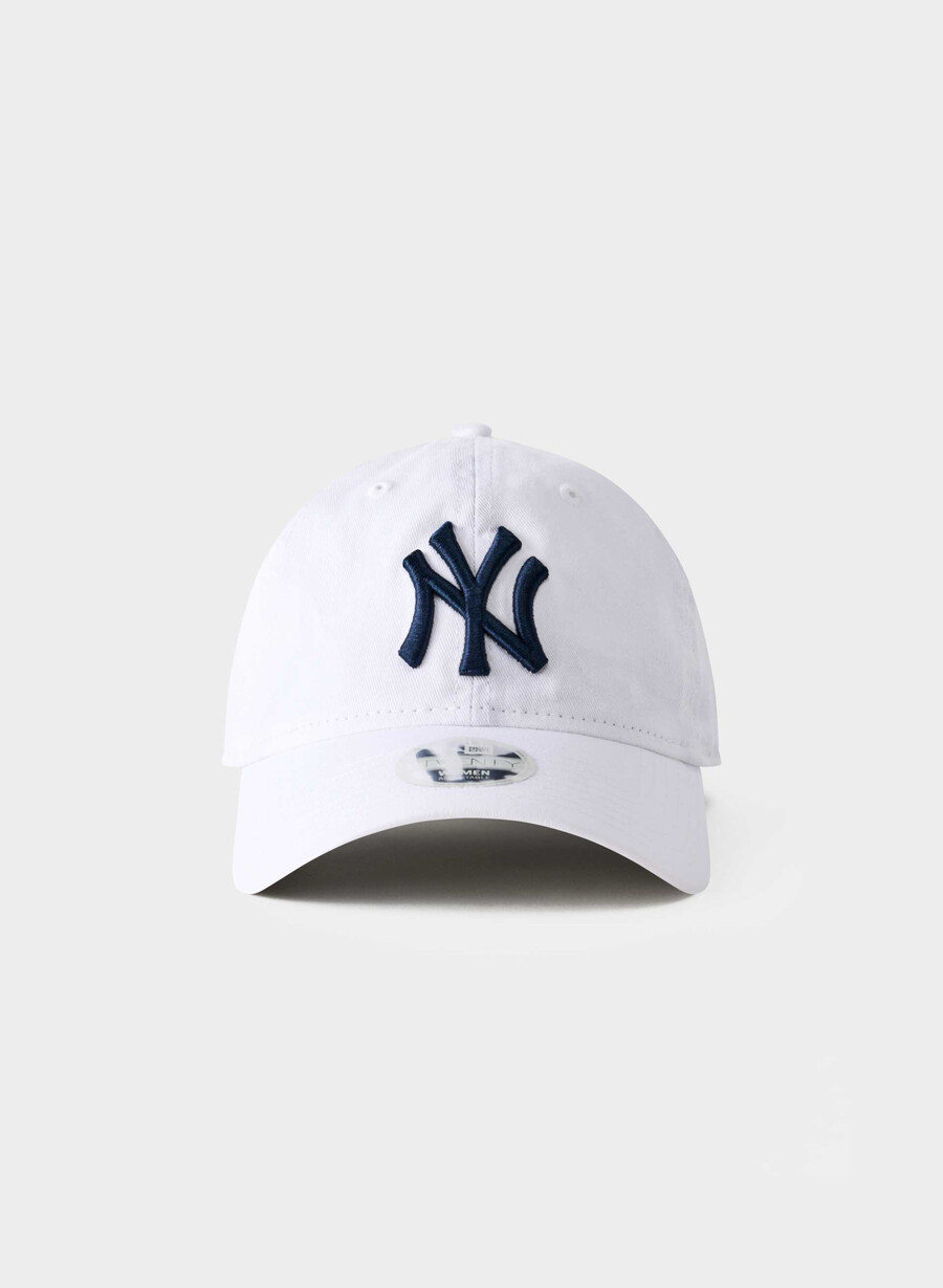 new era new york yankees 9twenty kappe gewaschenes weißmarineblau