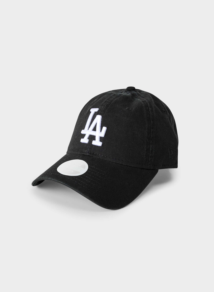 new era los angeles dodgers 9twenty kappe gewaschenes schwarzweiß