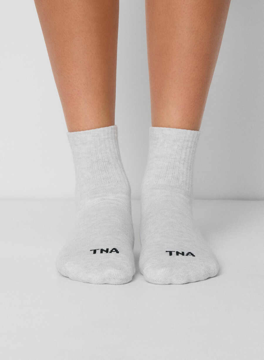 best-ever ankle sock 5er-pack heather cloud white