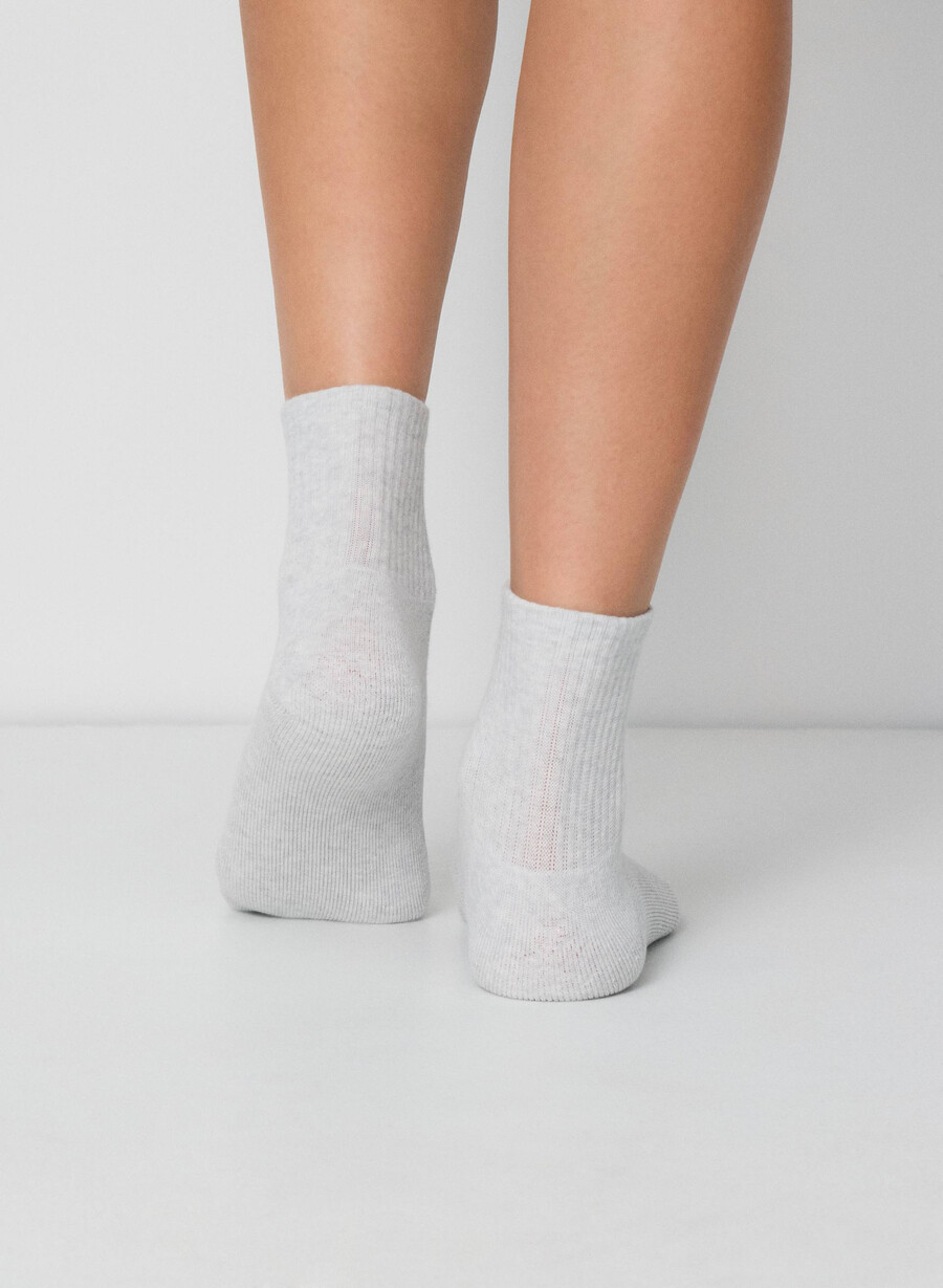 best-ever ankle sock 5er-pack heather cloud white
