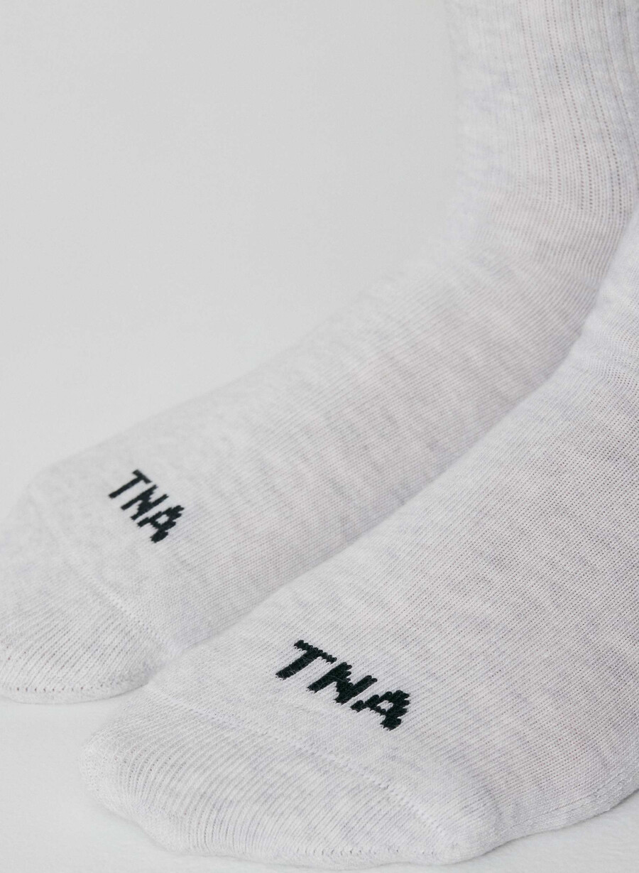 best-ever ankle sock 5er-pack heather cloud white