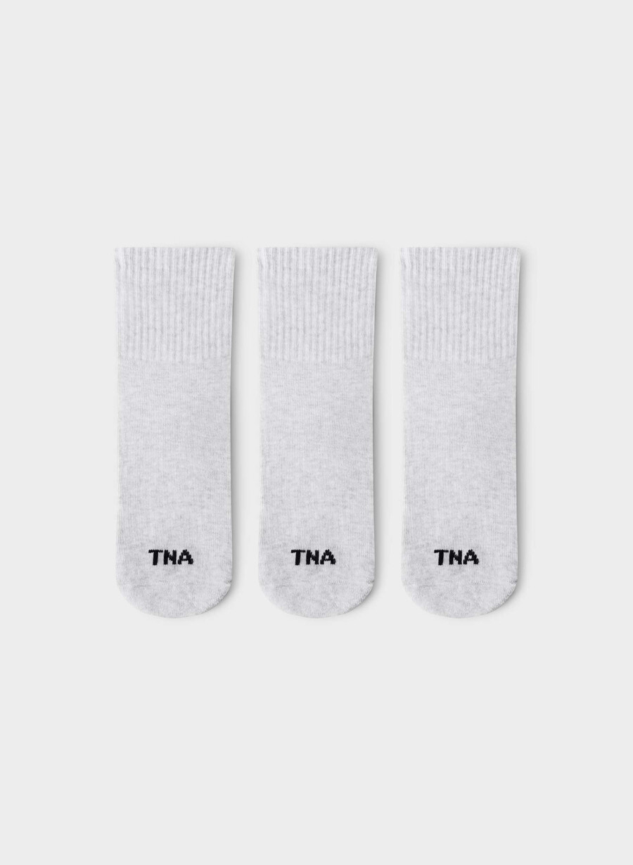 best-ever ankle sock 5er-pack heather cloud white