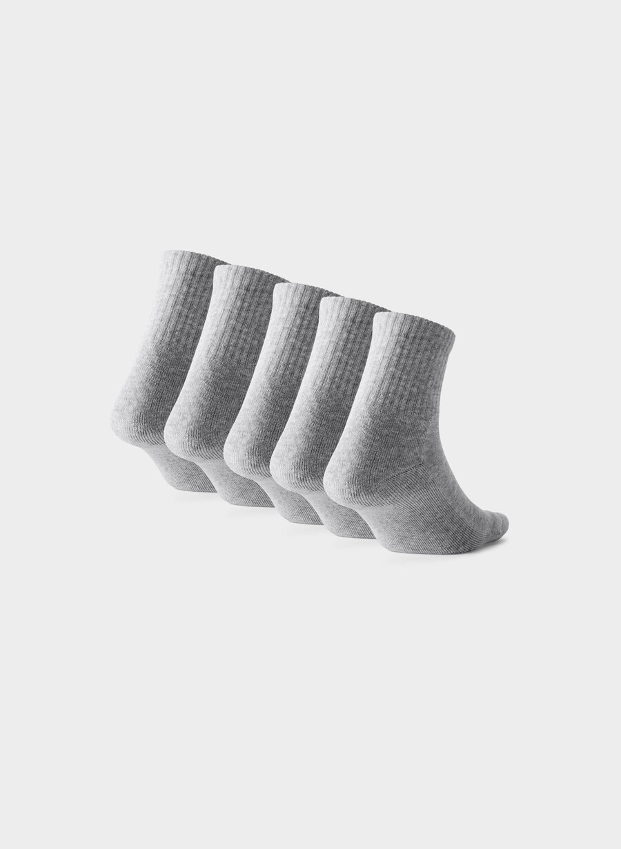 die besten knöchelsocken aller zeiten 5er-packung heather chrome