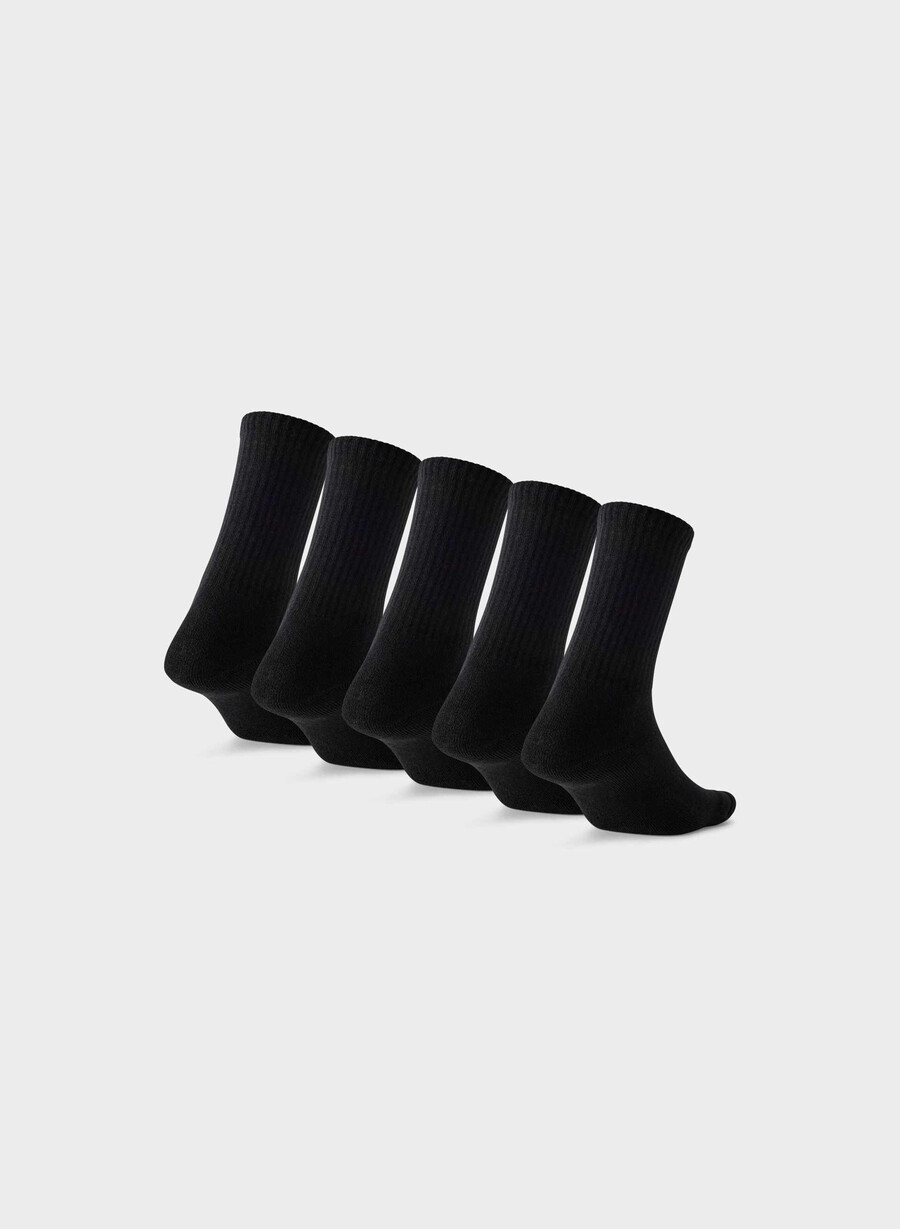 best-ever crew socken 5er-pack schwarz