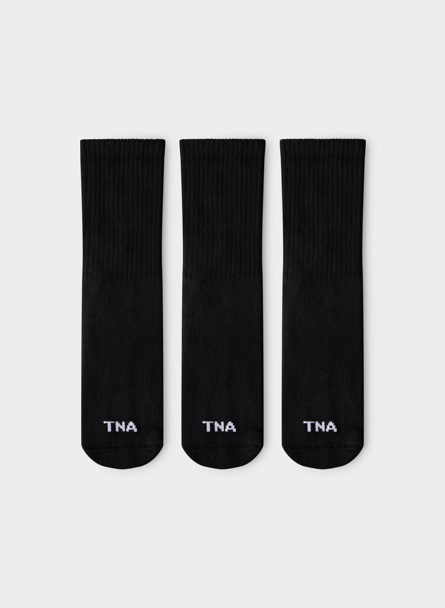 best-ever crew socken 3er-pack schwarz